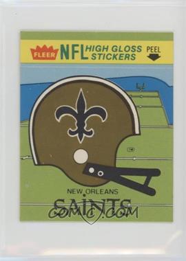 1981 Fleer Team Action - High Gloss Stickers #_NOSH - New Orleans Saints (Helmet)