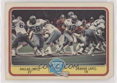 1981 Fleer Teams in Action - [Base] #68 - Super Bowl XII [Poor to Fair]
