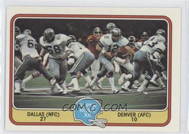 1981 Fleer Teams in Action - [Base] #68 - Super Bowl XII