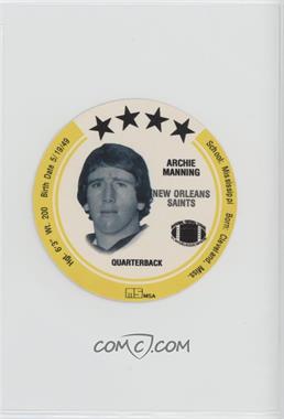 1981 MSA Holsum Discs - [Base] #_ARMA - Archie Manning