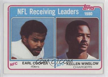 1981 Topps - [Base] #2 - Earl Cooper, Kellen Winslow