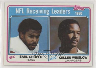 1981 Topps - [Base] #2 - Earl Cooper, Kellen Winslow