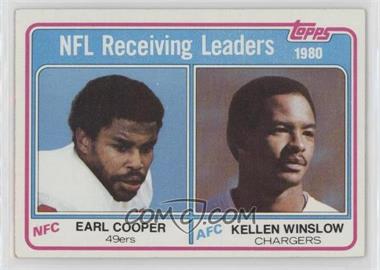 1981 Topps - [Base] #2 - Earl Cooper, Kellen Winslow