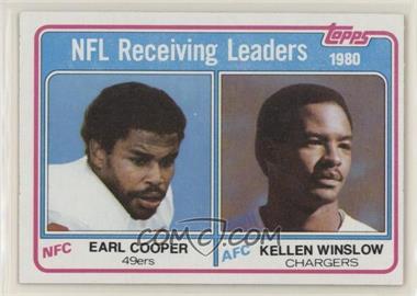 1981 Topps - [Base] #2 - Earl Cooper, Kellen Winslow