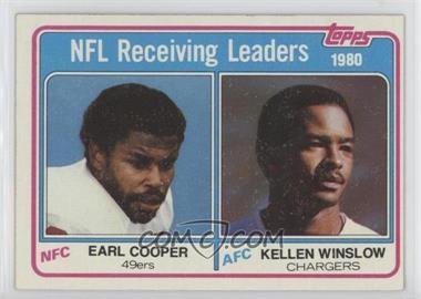 1981 Topps - [Base] #2 - Earl Cooper, Kellen Winslow