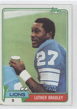 1981 Topps - [Base] #203 - Luther Bradley