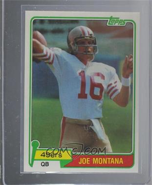 1981 Topps - [Base] #216 - Joe Montana [COMC RCR Near Mint‑Mint+]
