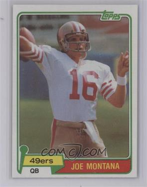 1981 Topps - [Base] #216 - Joe Montana [COMC RCR Near Mint‑Mint+]