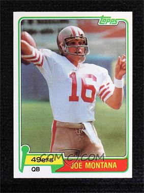 1981 Topps - [Base] #216 - Joe Montana
