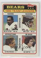 Team Leaders - Walter Payton, James Scott, Len Walterscheid, Dan Hampton