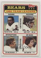 Team Leaders - Walter Payton, James Scott, Len Walterscheid, Dan Hampton