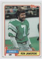 Ron Jaworski [Noted]