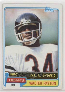 1981 Topps - [Base] #400 - Walter Payton [EX to NM]