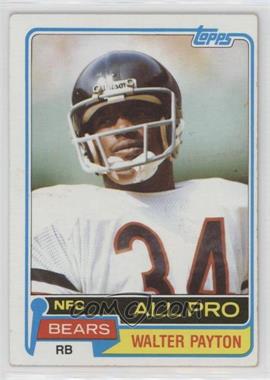 1981 Topps - [Base] #400 - Walter Payton