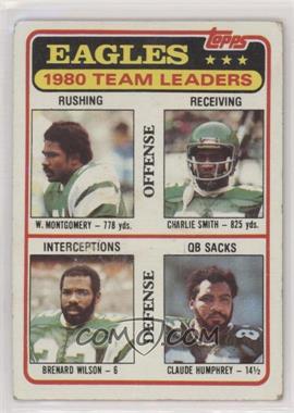 1981 Topps - [Base] #507 - Team Leaders - Wilbert Montgomery, Charlie Smith, Brenard Wilson, Claude Humphrey [Poor to Fair]