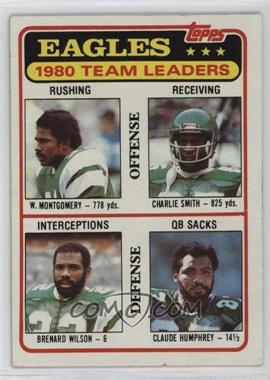 1981 Topps - [Base] #507 - Team Leaders - Wilbert Montgomery, Charlie Smith, Brenard Wilson, Claude Humphrey [Poor to Fair]