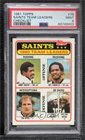 Jimmy Rogers, Wes Chandler, Tom Myers, Elois Grooms, Derland Moore [PSA 9&…