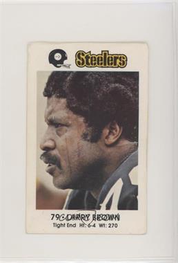 1982 Coca-Cola/Kiwanis Club Pittsburgh Steelers - [Base] #_LABR - Larry Brown [Poor to Fair]