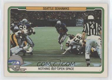 1982 Fleer Teams in Action - [Base] #51 - Seattle Seahawks Team [EX to NM]