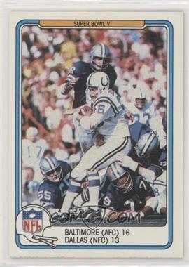 1982 Fleer Teams in Action - [Base] #61 - Super Bowl V