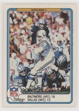 1982 Fleer Teams in Action - [Base] #61 - Super Bowl V