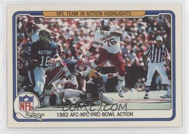 1982 Fleer Teams in Action - [Base] #73 - 1982 AFC-NFC Pro Bowl Action