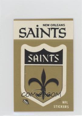 1982 Fleer Teams in Action - Team Schedule Stickers #_NEOS - New Orleans Saints (Logo)