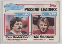 Passing Leaders - Ken Anderson, Joe Montana [Good to VG‑EX]