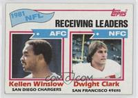 Receiving Leaders - Dwight Clark, Kellen Winslow [Noted]