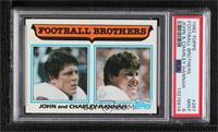 Football Brothers - John and Charley Hannah [PSA 9 MINT]