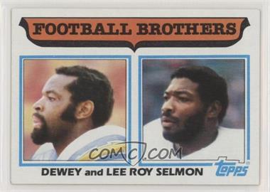 1982 Topps - [Base] #270 - Football Brothers - Dewey and Lee Roy Selmon