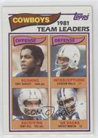 Tony Dorsett, Tony Hill, Harvey Martin, Everson Walls [EX to NM]