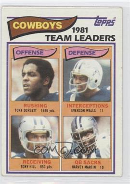 1982 Topps - [Base] #307 - Tony Dorsett, Tony Hill, Harvey Martin, Everson Walls