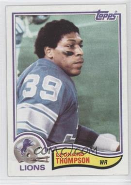 1982 Topps - [Base] #352 - Leonard Thompson