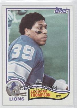 1982 Topps - [Base] #352 - Leonard Thompson