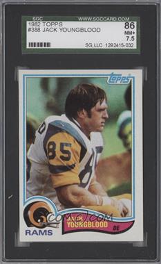 1982 Topps - [Base] #388 - Jack Youngblood [SGC 86 NM+ 7.5]