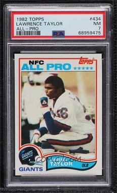 1982 Topps - [Base] #434 - Lawrence Taylor [PSA 7 NM]