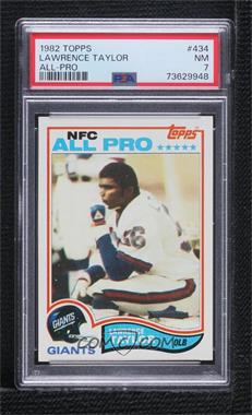 1982 Topps - [Base] #434 - Lawrence Taylor [PSA 7 NM]