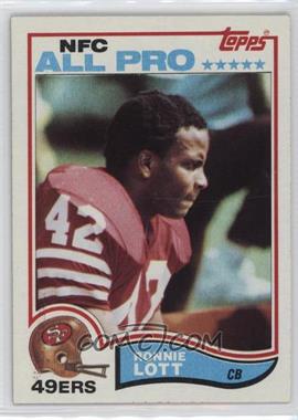 1982 Topps - [Base] #486 - Ronnie Lott