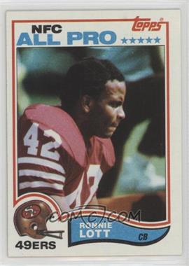 1982 Topps - [Base] #486 - Ronnie Lott