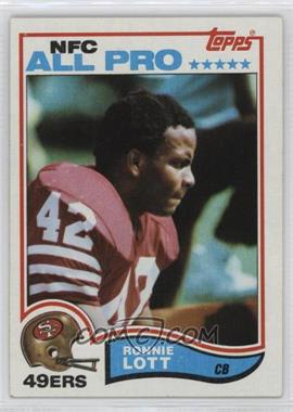 1982 Topps - [Base] #486 - Ronnie Lott