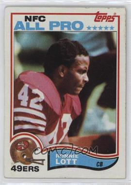 1982 Topps - [Base] #486 - Ronnie Lott