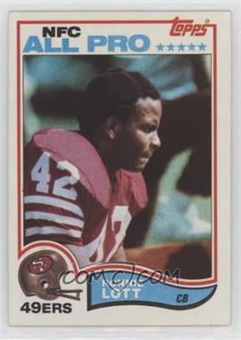 1982 Topps - [Base] #486 - Ronnie Lott