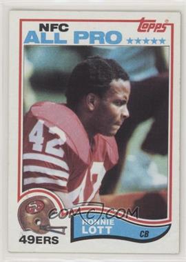 1982 Topps - [Base] #486 - Ronnie Lott