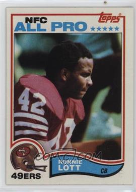 1982 Topps - [Base] #486 - Ronnie Lott