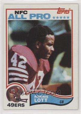 1982 Topps - [Base] #486 - Ronnie Lott