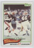 AFC 81 Championship Bengals Chargers
