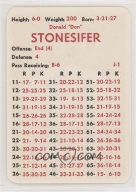 1983 APBA Football 1955 Season - [Base] #_DOST - Don Stonesifer