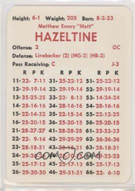 1983 APBA Football 1955 Season - [Base] #_MAHA.1 - Matt Hazeltine