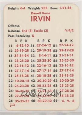 1983 APBA Football 1982 Season - [Base] #_DAIR - Darrell Irvin